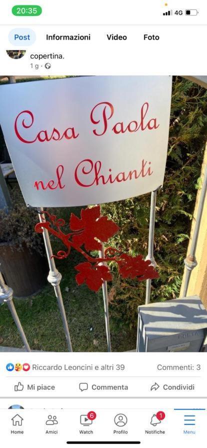 Casa Paola Nel Chianti Bed & Breakfast Castelnuovo Berardenga Luaran gambar